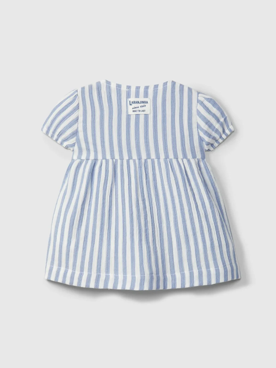 Vestido de Gasa a Rayas - Imagen 3