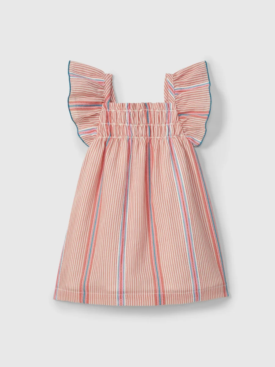 Vestido en Tejido a Rayas