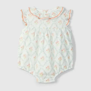 Ranita Floral con Detalle de Zig Zag