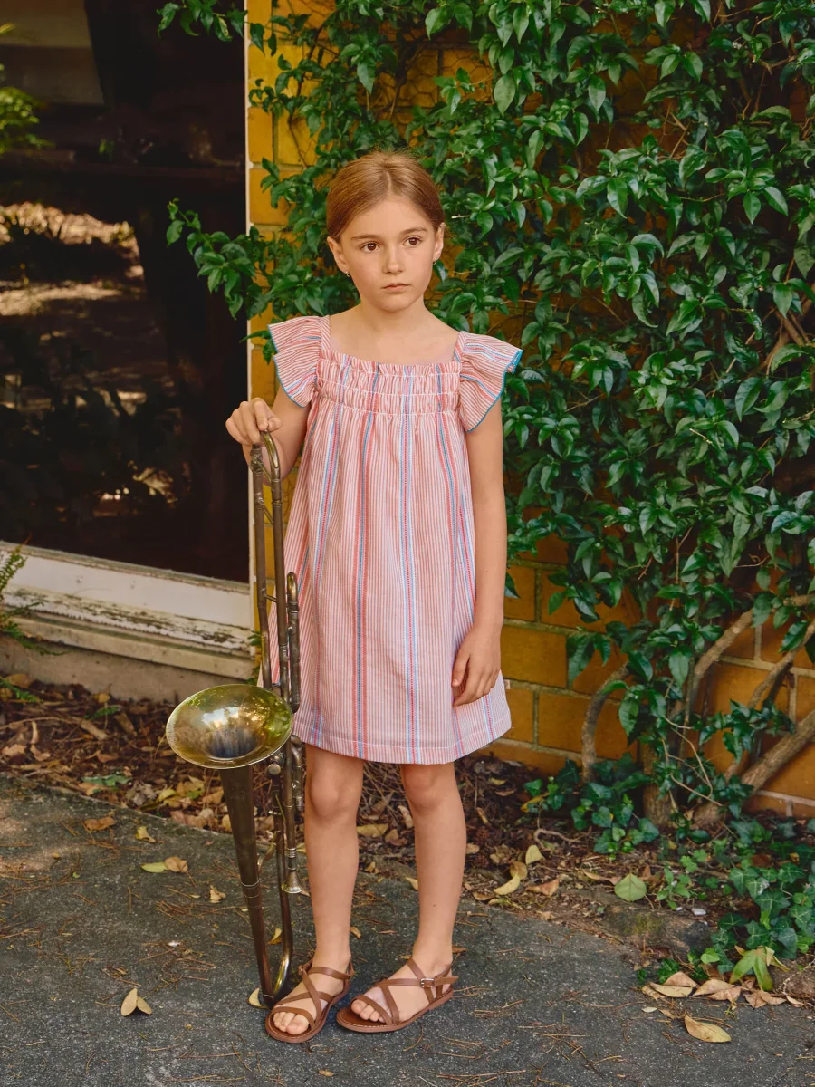 Vestido en Tejido a Rayas - Imagen 4
