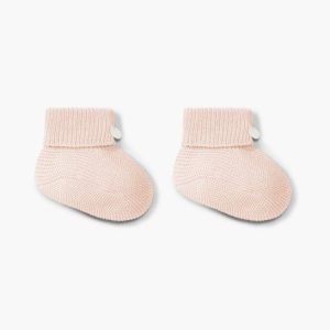Patucos Algodón Orgánico Rosa Claro