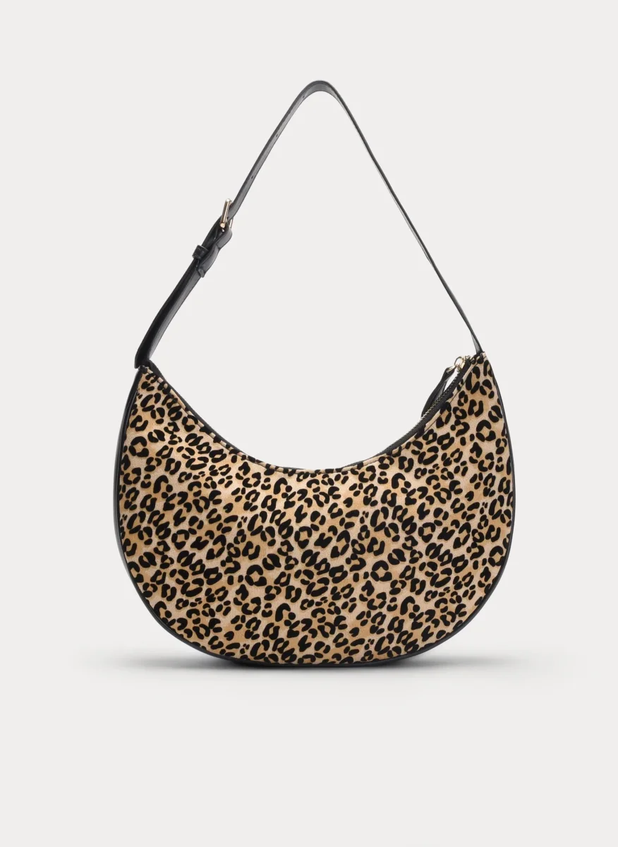 BOLSO DE HOMBRO LEOPARDO BEIGE Y NEGRO - Imagen 6