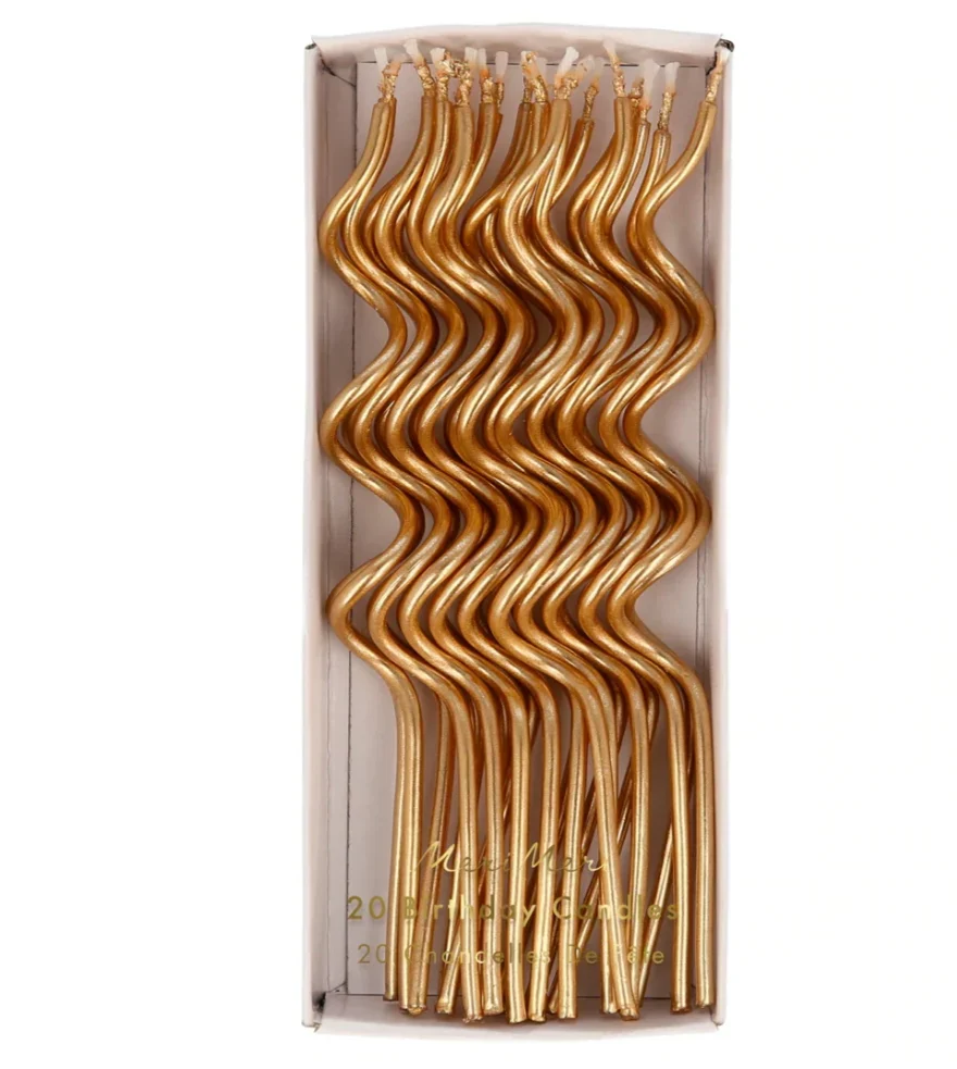 Velas de Oro Swirly - Imagen 2