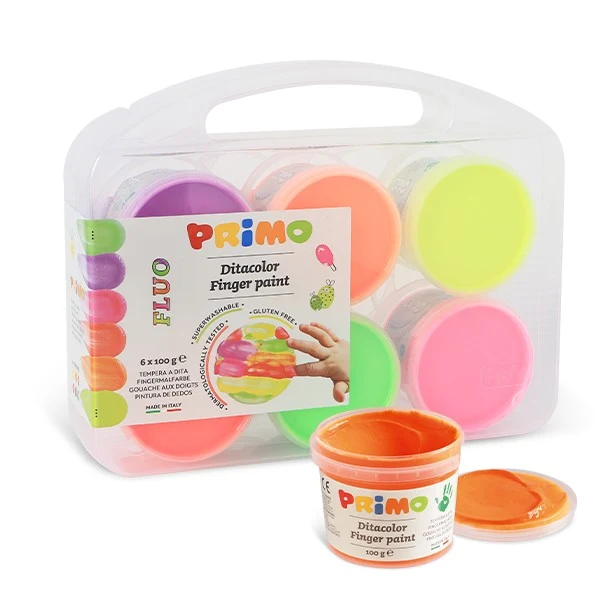 Pintura de dedos fluorescente - Imagen 2