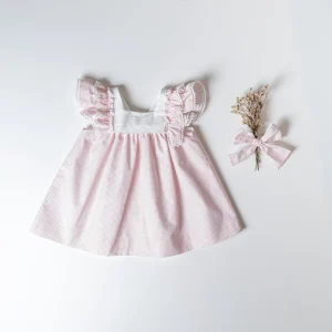 Vestido Vichy Rosa