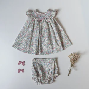 Vestido Punto Smock Liberty