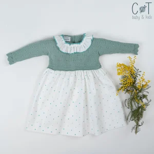 Vestido de Punto Topitos
