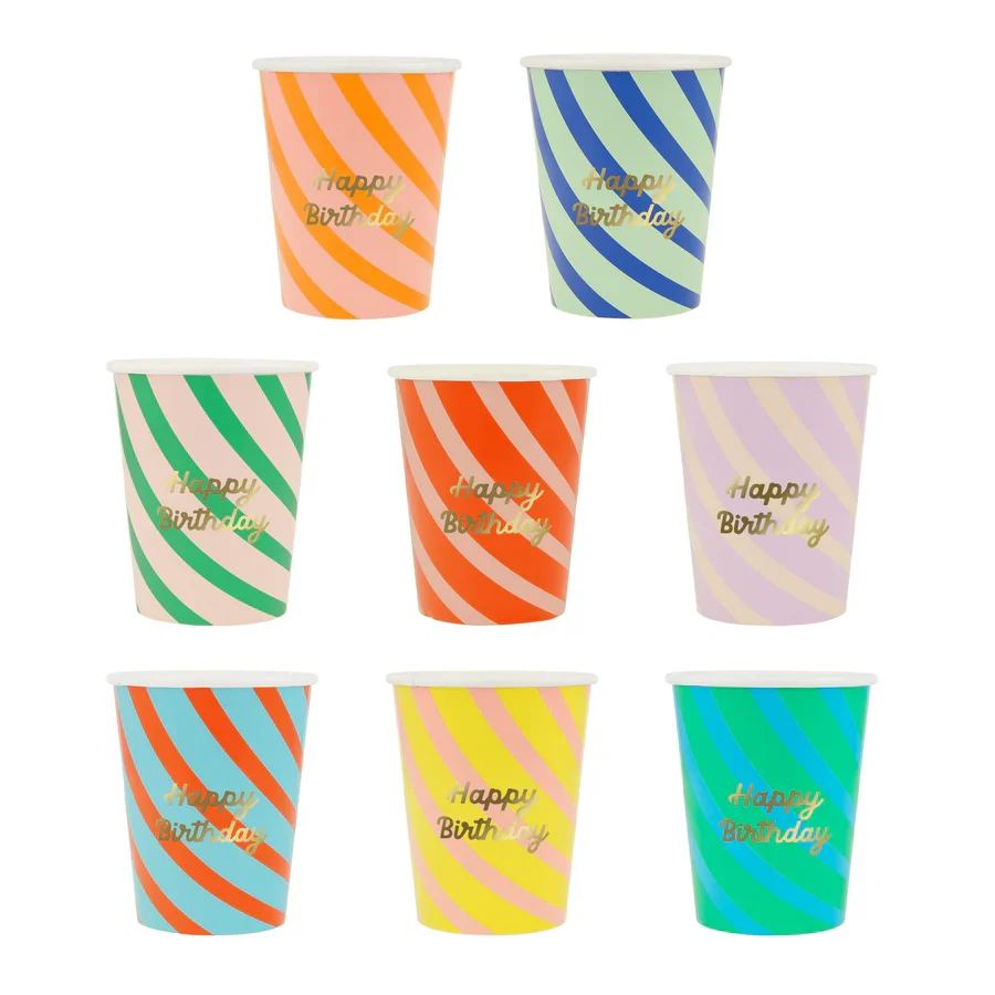 Vasos Happy Birthday - Imagen 2