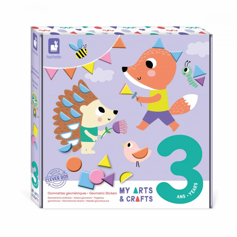 Pegatinas geométricas - 3 años - Imagen 2