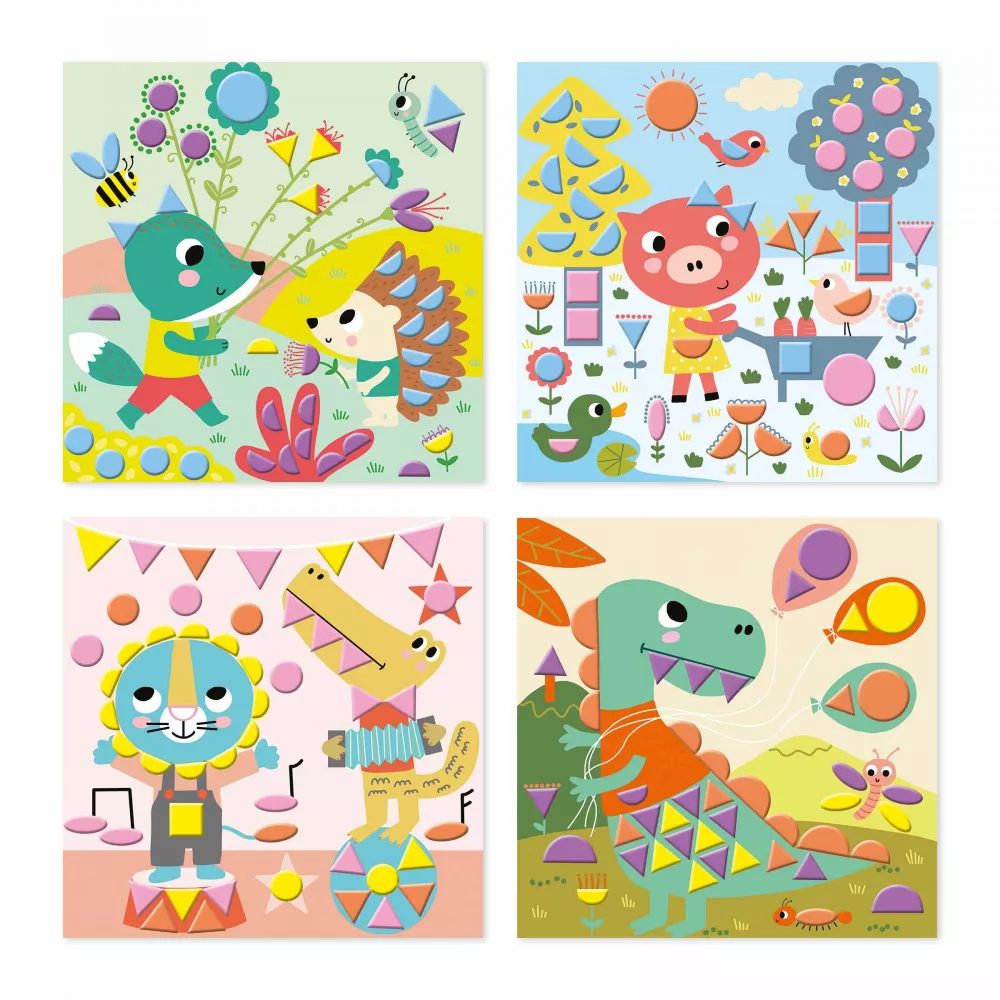 Pegatinas geométricas - 3 años - Imagen 3