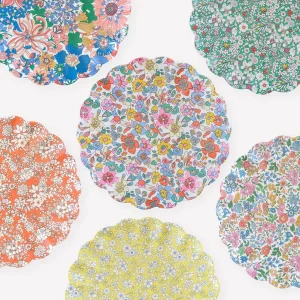 Platos Grandes Reutilizables Liberty Garden Party (Pack de 6)