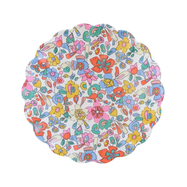 Platos Pequeños Reutilizables Liberty Garden Party (Pack de 6) - Imagen 4
