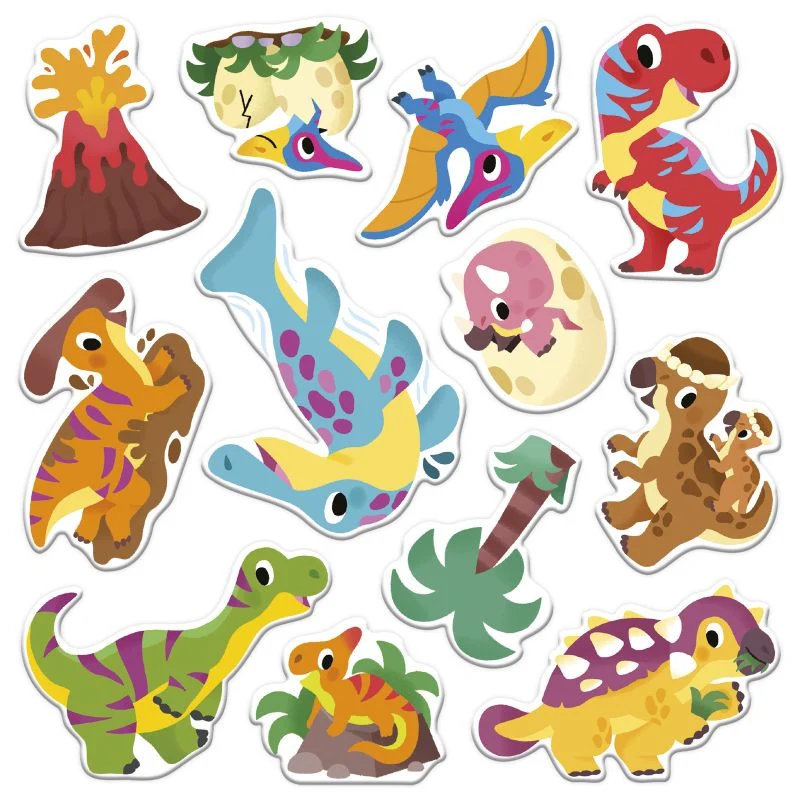 Pegatinas Gruesas Dinosaurios - 2 años - Imagen 6