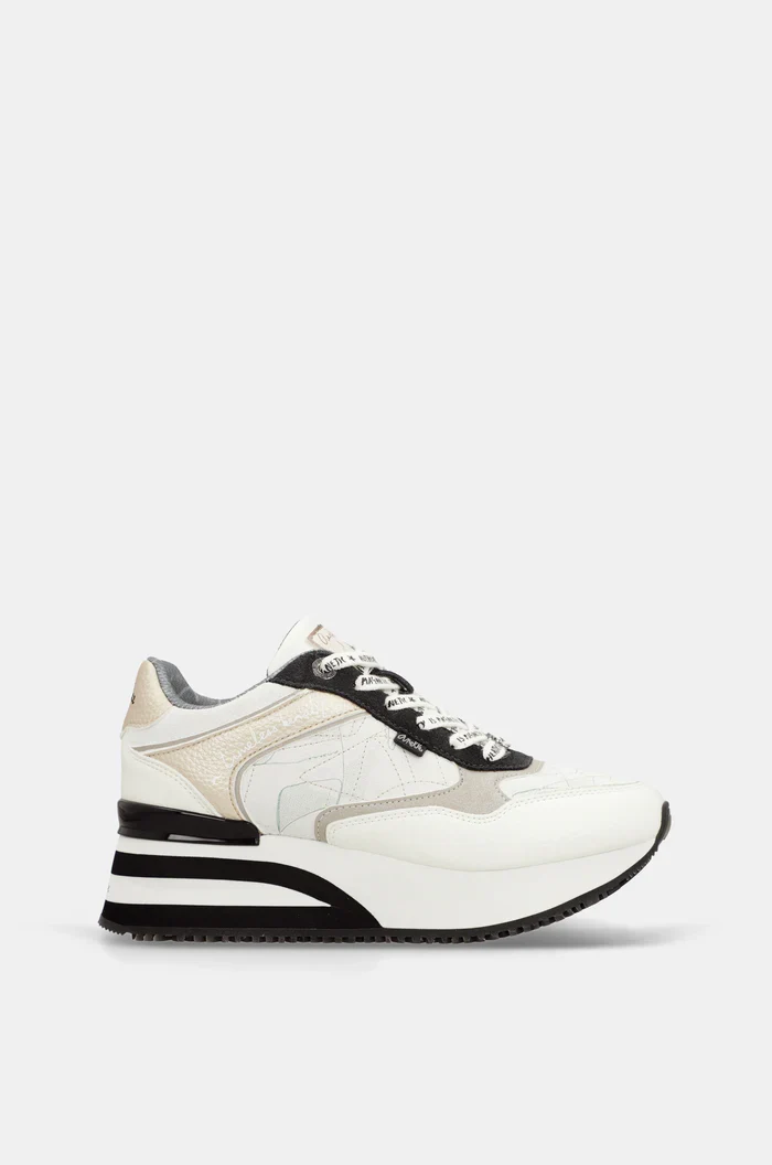 Deportivos con cuña Anekke Blancos - Imagen 2