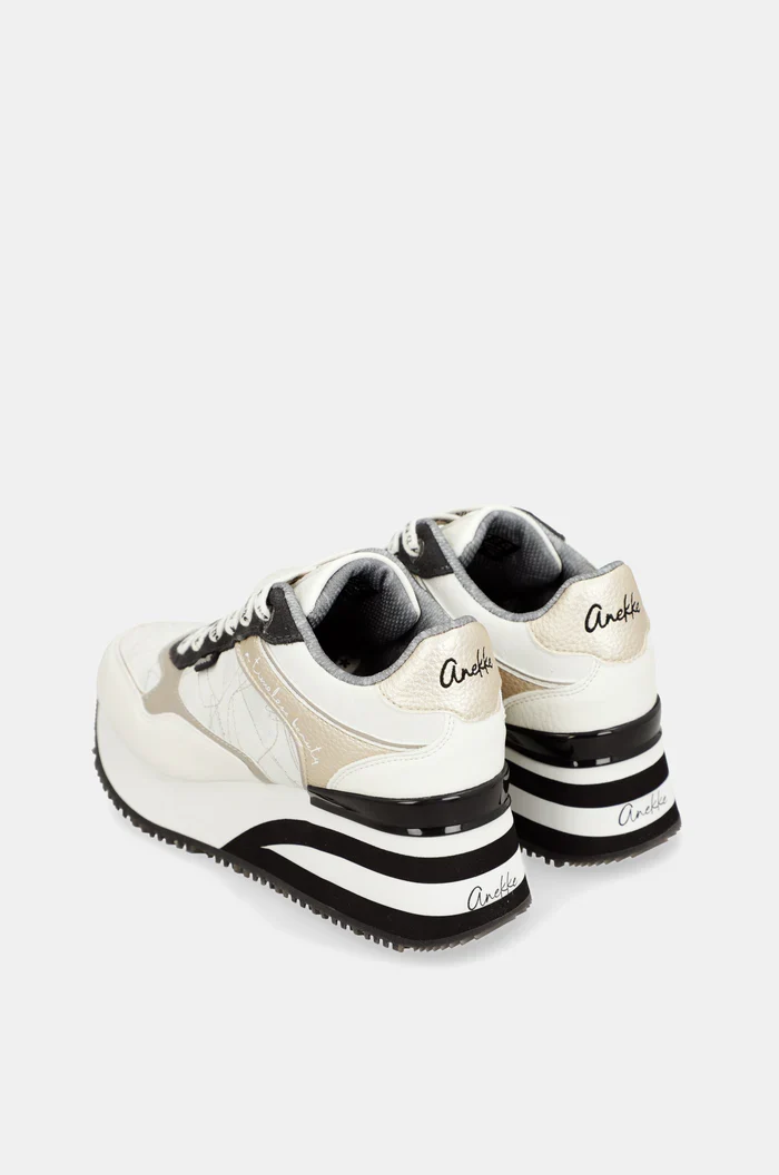 Deportivos con cuña Anekke Blancos - Imagen 9