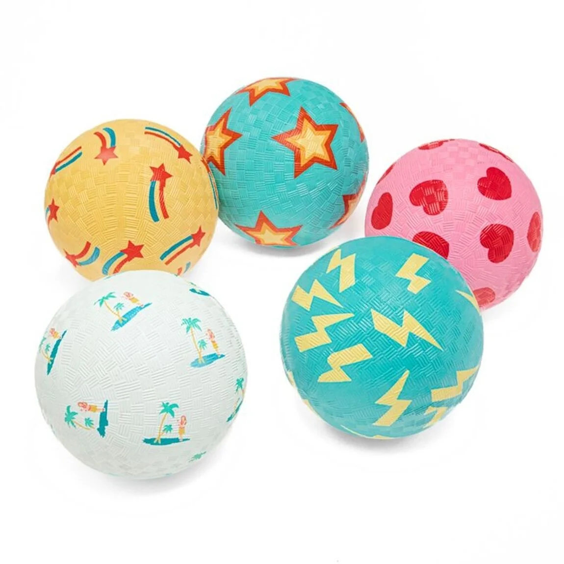Pelota Estrellas Fugaces & Amarillo - 12 cm - Imagen 5