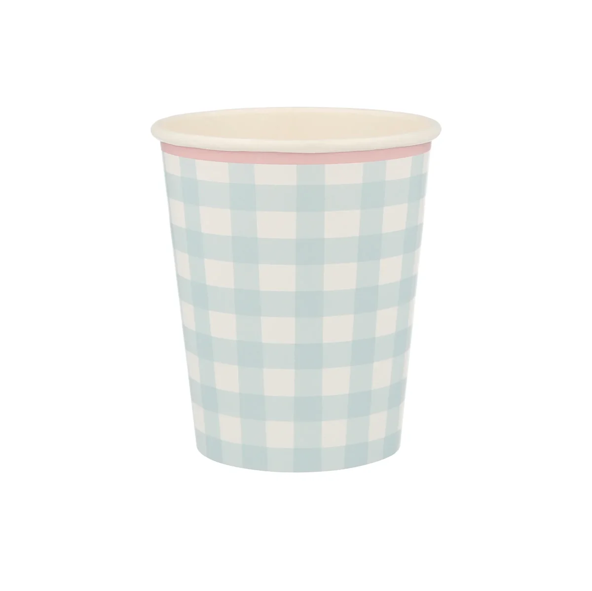Vasos Cuadros Vichy Pastel - Imagen 5