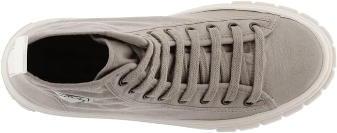 Zapatillas Abril Botín Lona Beige - Imagen 3