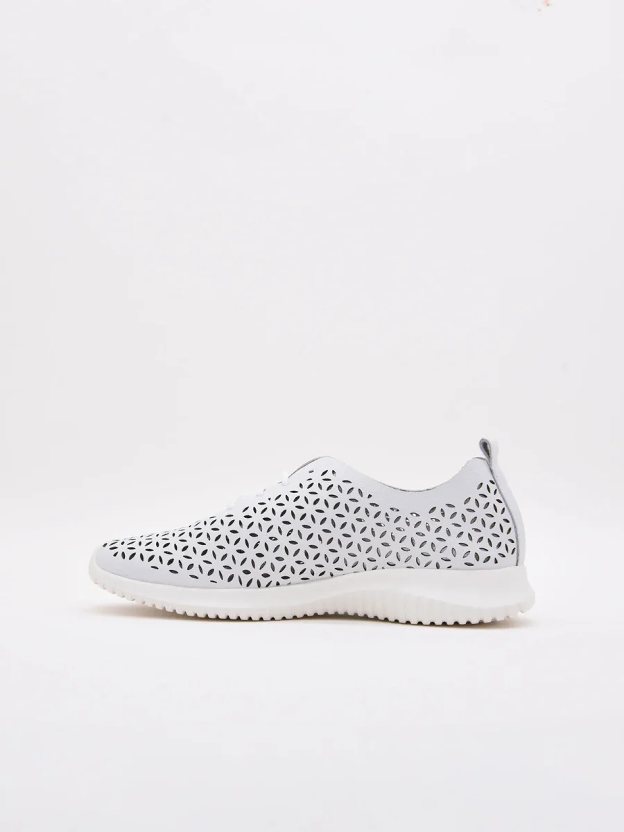 Zapatillas blancas de cuero - Imagen 3