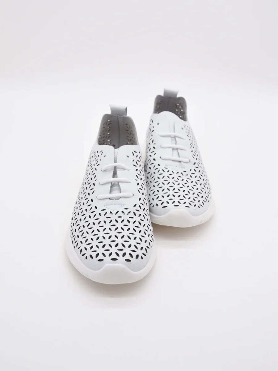 Zapatillas blancas de cuero - Imagen 6