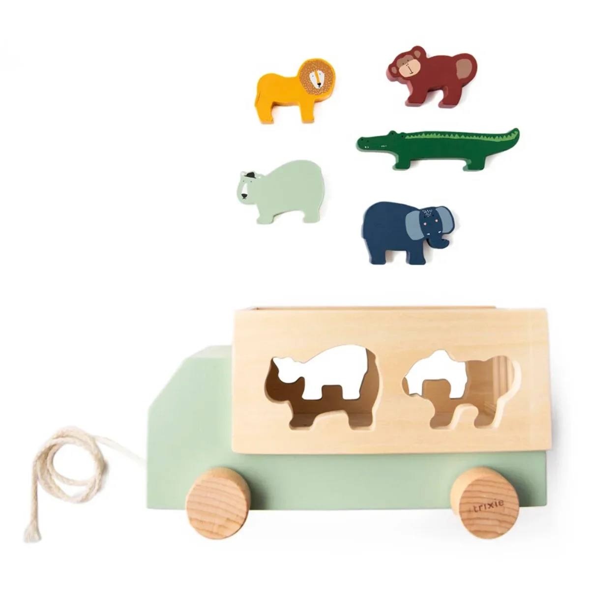 Camión con Animales de Madera - Imagen 3
