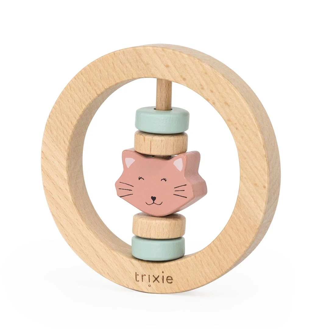 Sonajero madera Mrs Cat - Imagen 3