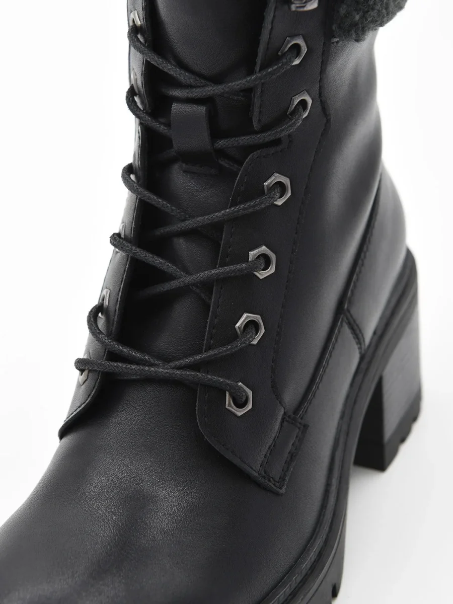 BOTINES NEGROS CON FORRO DE BORREGUITO DE NYREX - Imagen 7