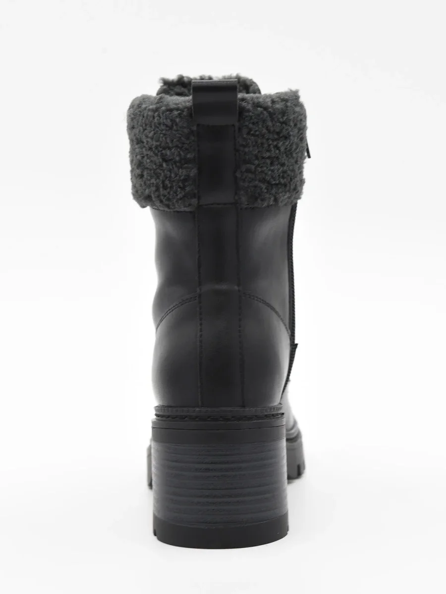 BOTINES NEGROS CON FORRO DE BORREGUITO DE NYREX - Imagen 8