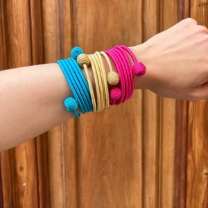 Brazalete Khadija Espiral Colores Verano