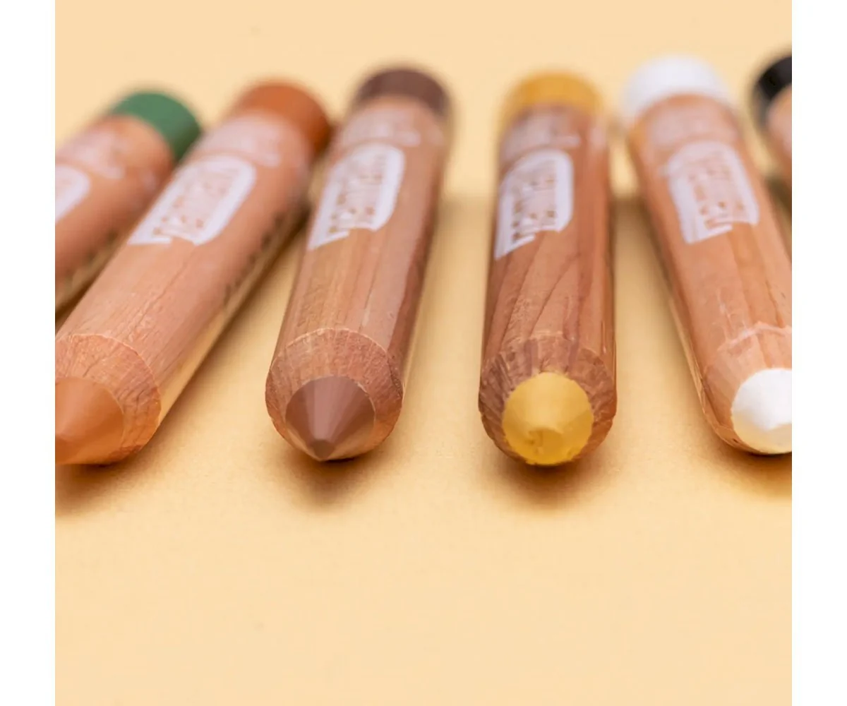 Set de 6 Lápices Maquillaje Colores Vida Salvaje - Imagen 4