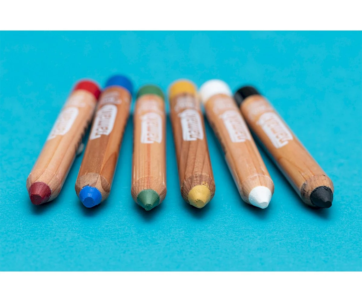 Set De 6 Lápices Maquillaje Colores Rainbow - Imagen 3