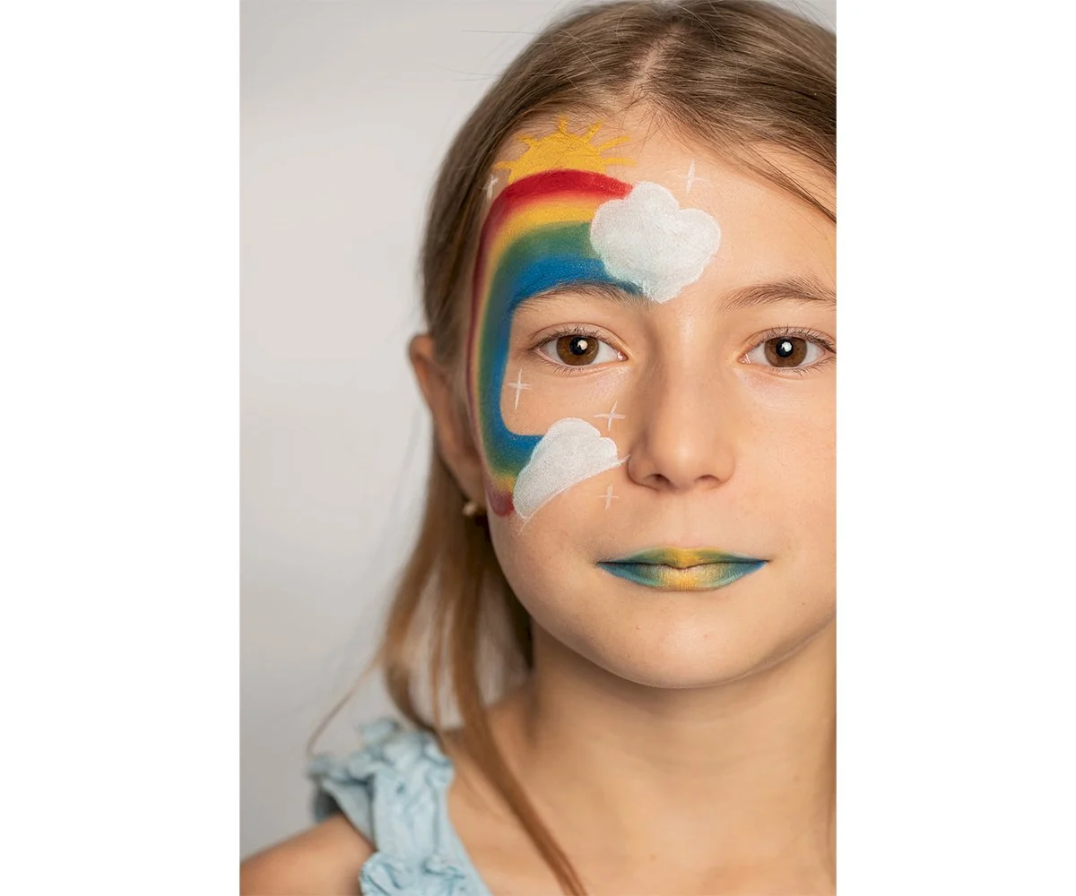 Set De 6 Lápices Maquillaje Colores Rainbow - Imagen 4