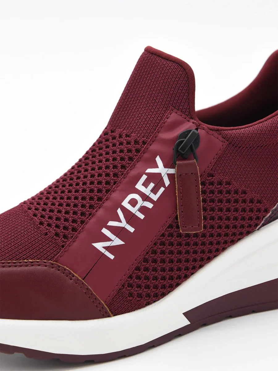ZAPATILLA BURDEOS TRANSPIRABLE DE NYREX - Imagen 5