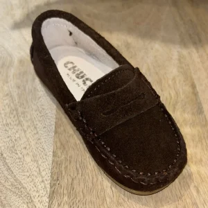 Mocasín Serraje Chocolate