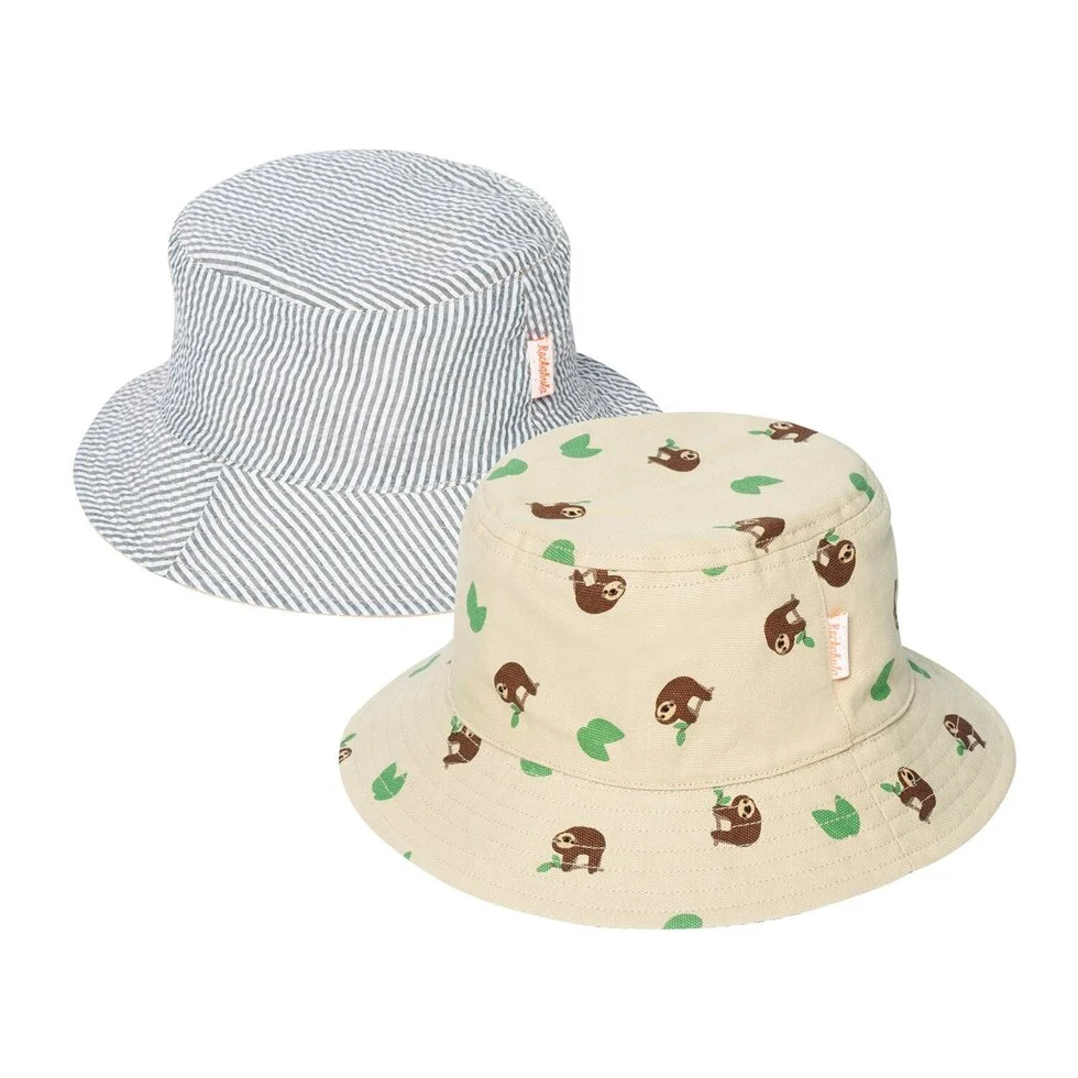 Sombrero de pescador reversible perezosos - Imagen 2