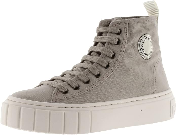 Zapatillas Abril Botín Lona Beige - Imagen 6
