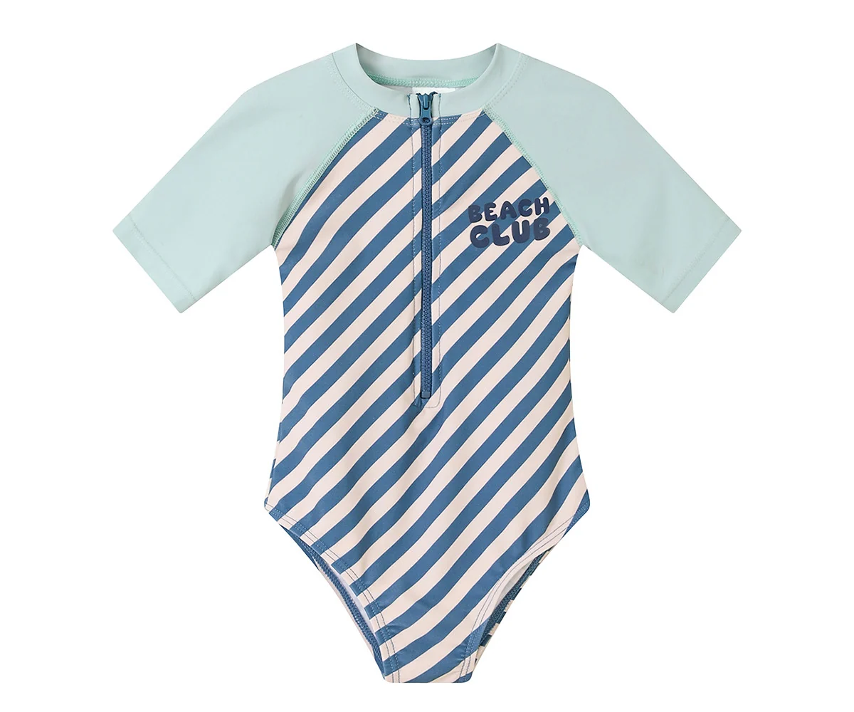 Bañador con Cremallera Stripes Blues & Beyond