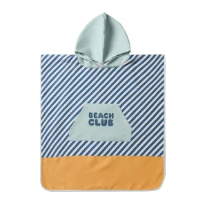 Poncho de Playa Stripes Blues & Beyond
