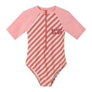 Bañador con Cremallera Stripes Bloom & Blush