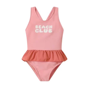 Bañador Cruzado con Volantes Stripes Bloom & Blush