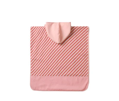 Poncho de Playa Stripes Bloom & Blush - Imagen 4