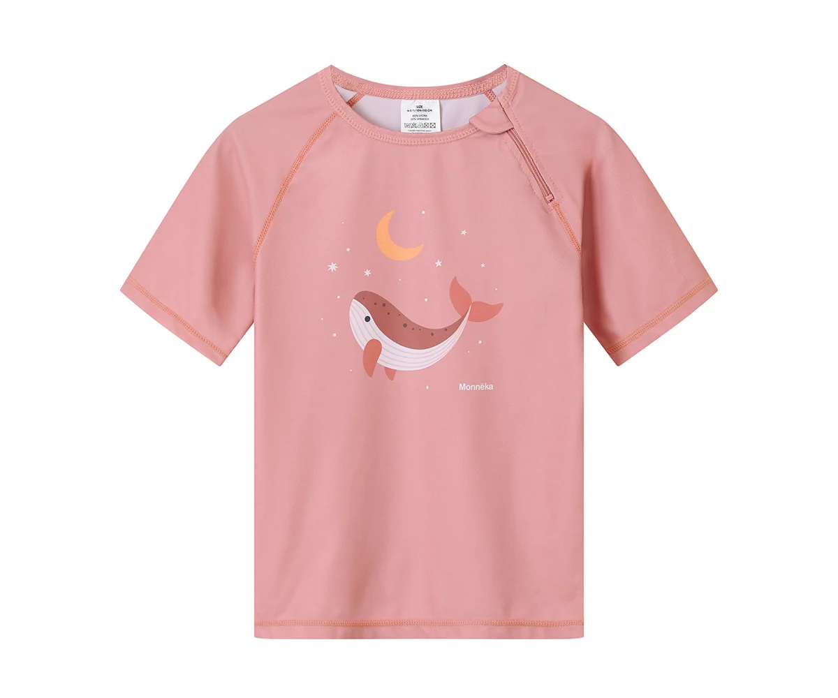 Camiseta Protección Solar Whale Pink - Imagen 2
