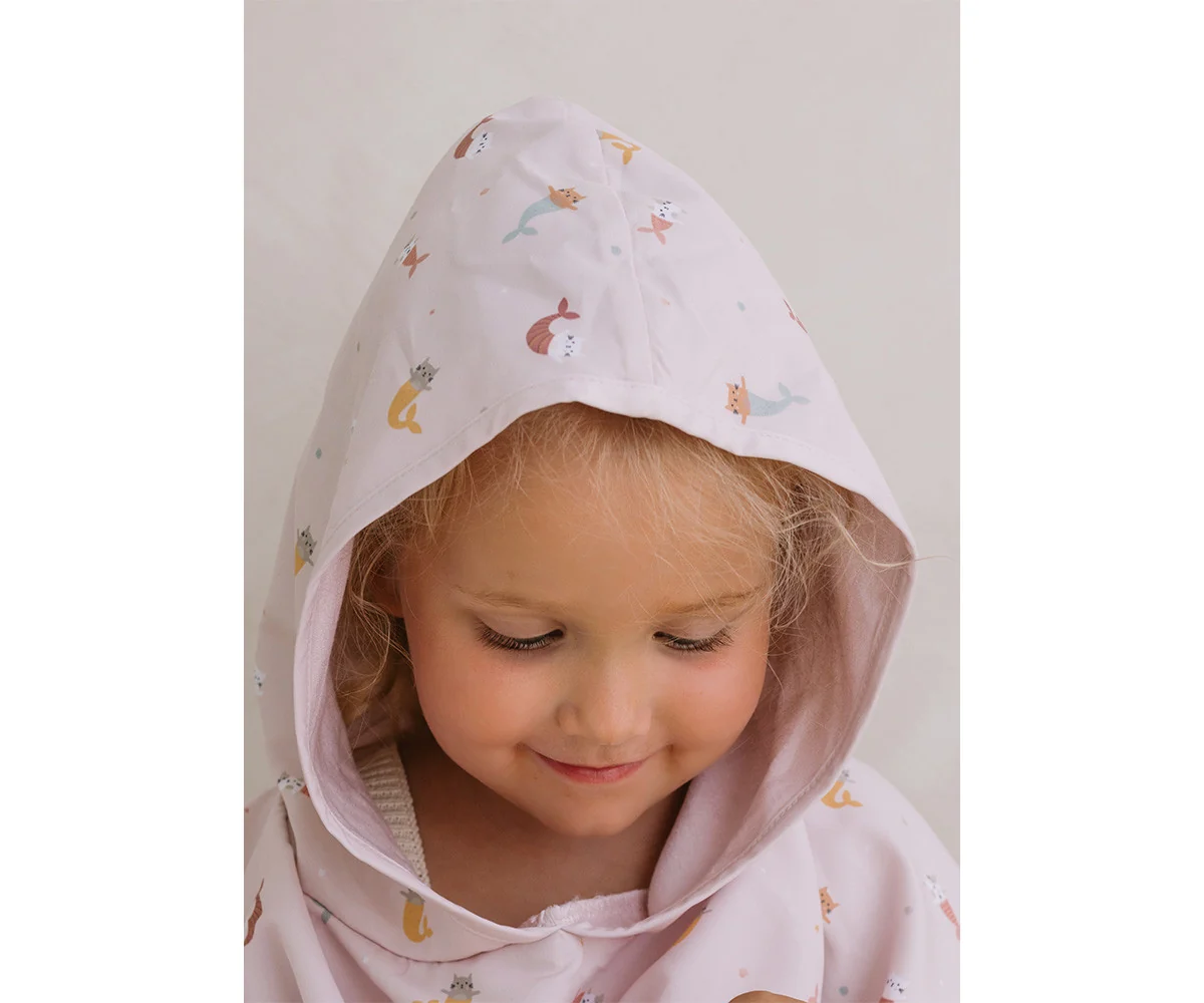 Poncho de Playa Mermaid Cats - Imagen 4