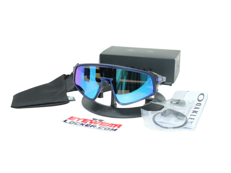 Oakley Latch Panel Azul Marino Mate Translucido Prizm Sapphire - Imagen 7