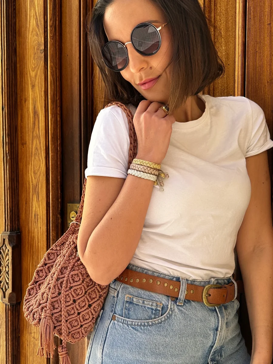 Pulsera Trenzada Radia fina - Imagen 3