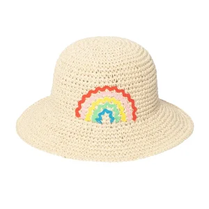 Sombrero de paja arcoíris
