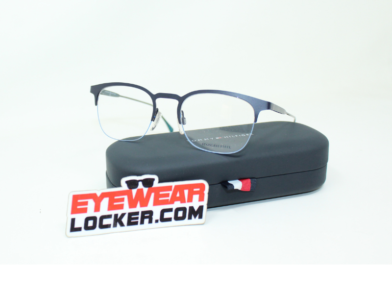 Tommy Hilfiger Clubmaster TH1385 QFY Blue - Imagen 6
