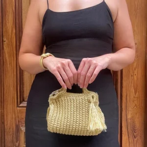 Bolso de Mano Nador Metalizado