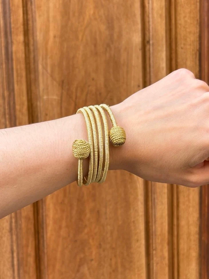 Brazalete Khadija Espiral Metalizados - Imagen 6