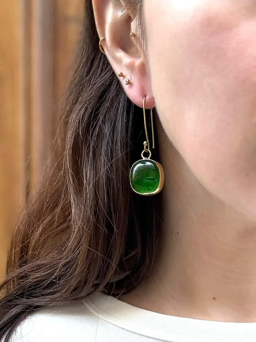 Pendientes Lela Cuadrado - Imagen 6